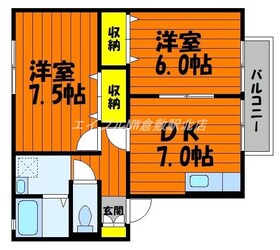 ウエストパレス　Aの物件間取画像